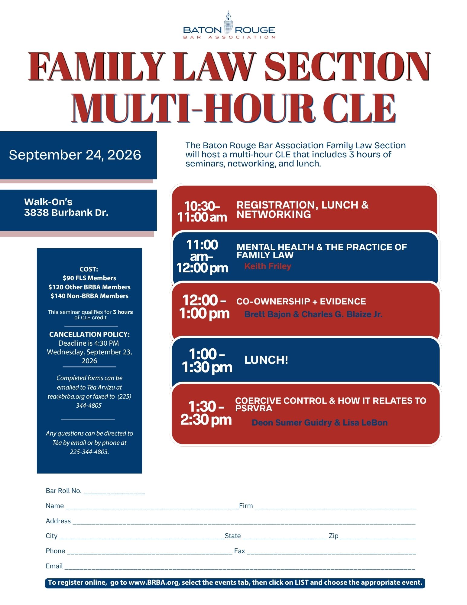 Family Law Section Multi Hour CLE