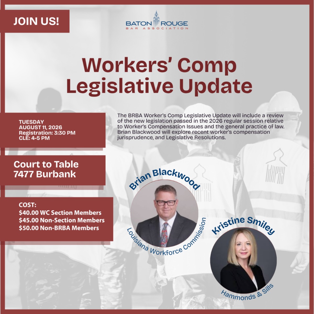 Worker's Comp Legislative Update