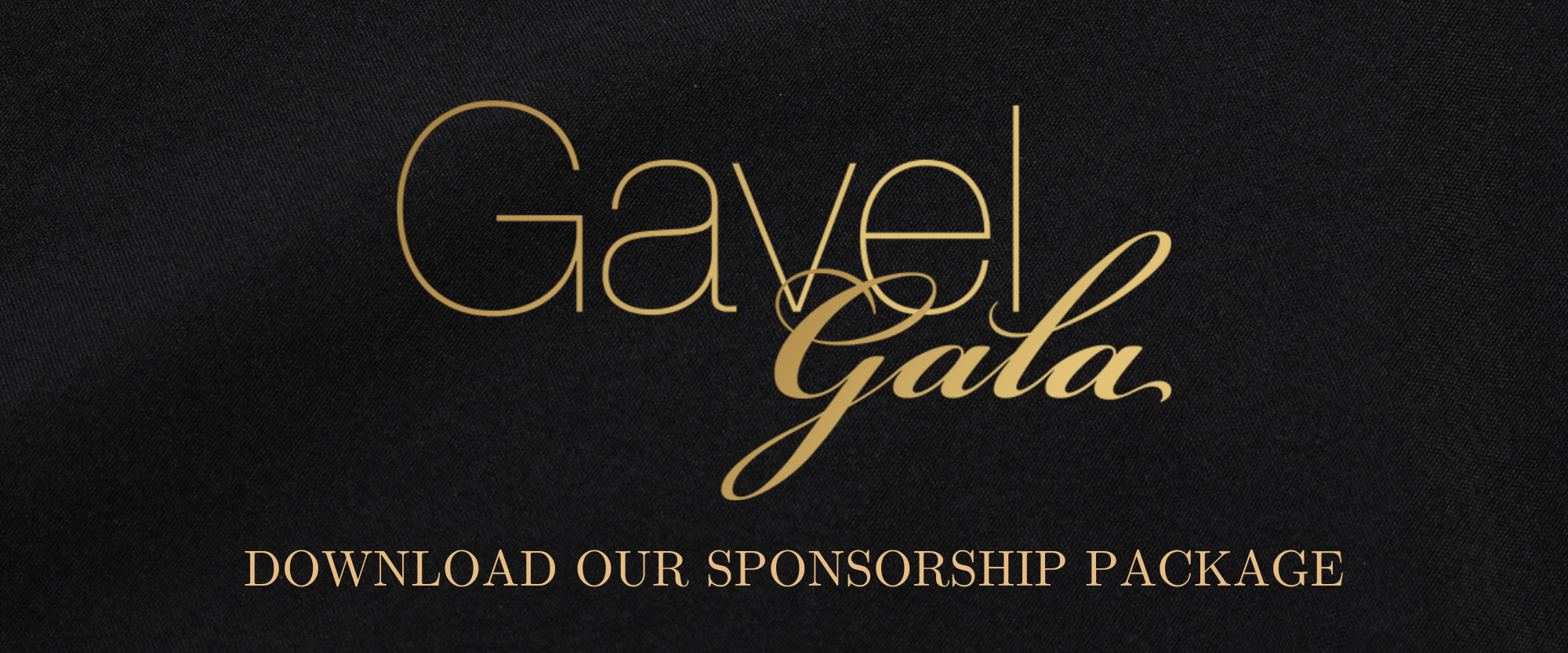Gavel Gala Sponsorship Banner